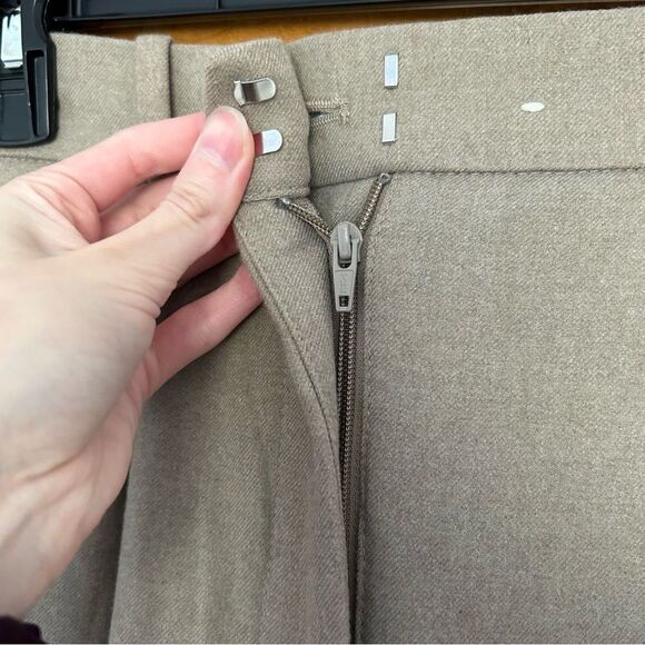 Abercrombie & Fitch Brushed Suiting Tailored Cargo Wide Leg Pants Size 28 6 - Picture 5 of 11